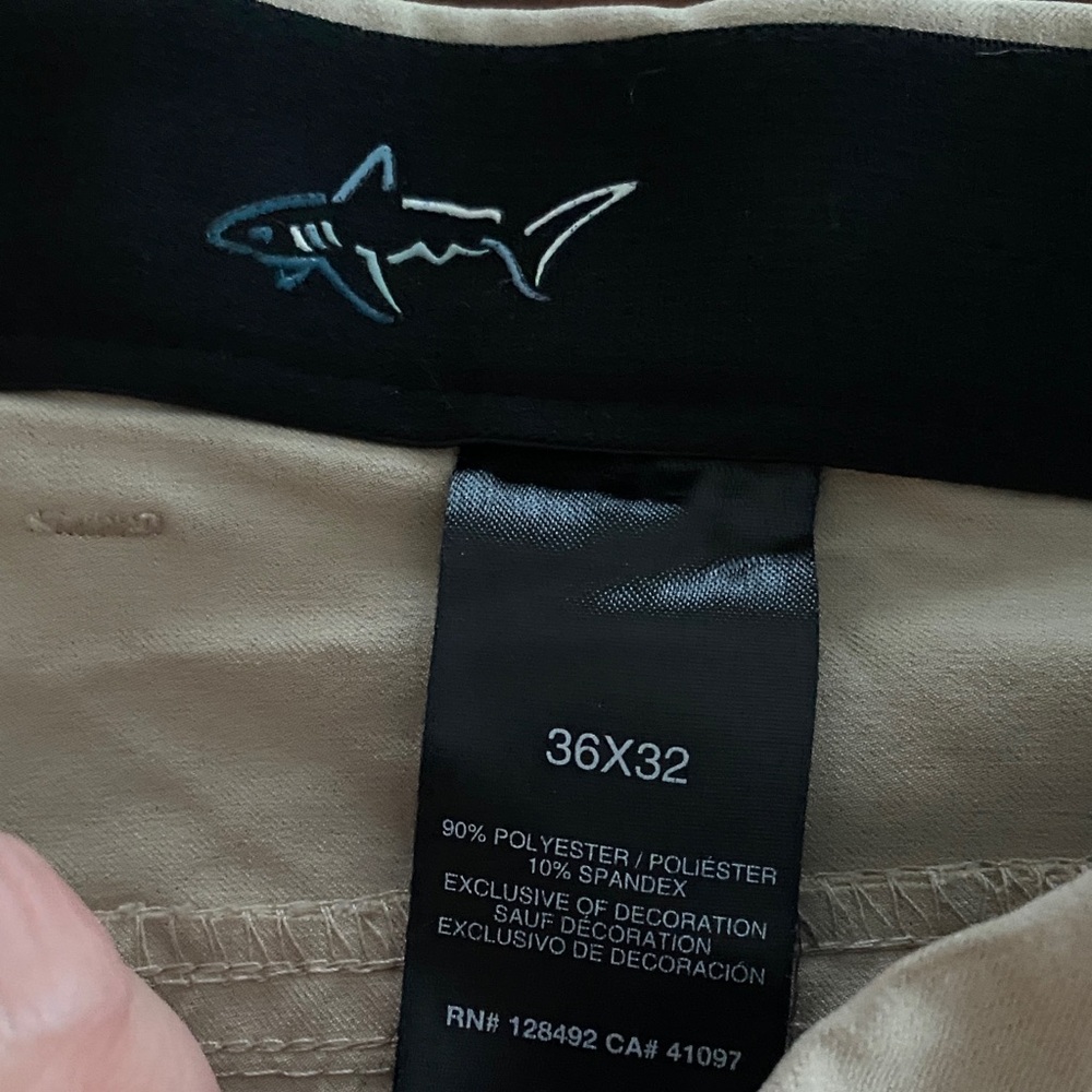 Greg Norman micro luxe 5-pocket stretch Men's Tan/Khaki Golf Pants - Picture 6 of 9